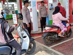 Pastikan Ketersedian BBM, Pos Pam Ops Lilin 2025 Gelar Patroli di SPBU Lasolo