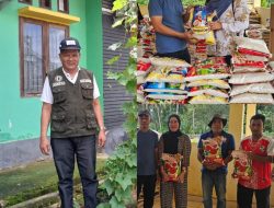 Ringankan Beban Warga Jelang Nataru, Dinas Ketapang Konut Tebar Beras dan Sembako