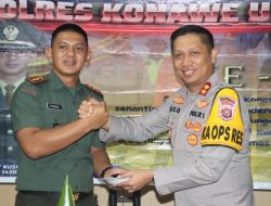 HUT Polres Konut ke 6, Dandim Kodim 1340 Berikan Apresiasi dan Berharap Selalu Berikan pelayanan Terbaik kepada Masyarakat