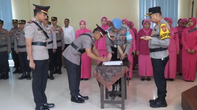 Iptu Hery Mulyanto Resmi Jabat sebagai Kasat Lantas Polres Konawe Utara
