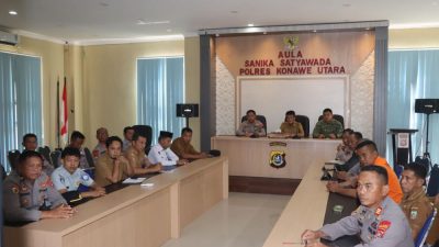 Sinergi TNI-Polri dan Pemda, Polres Konut Mantapkan Operasi Ketupat 2026