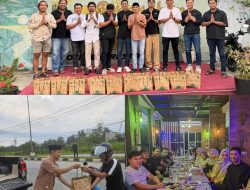 Tebar Kebaikan, IAT UHO Bagikan Ratusan Paket Sembako Ramadhan di Kendari